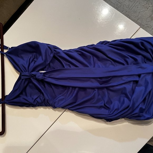 BORIFLORS Women's Cut Out Rouched Backless Spaghetti Strap Dress Size XS - Picture 10 of 14